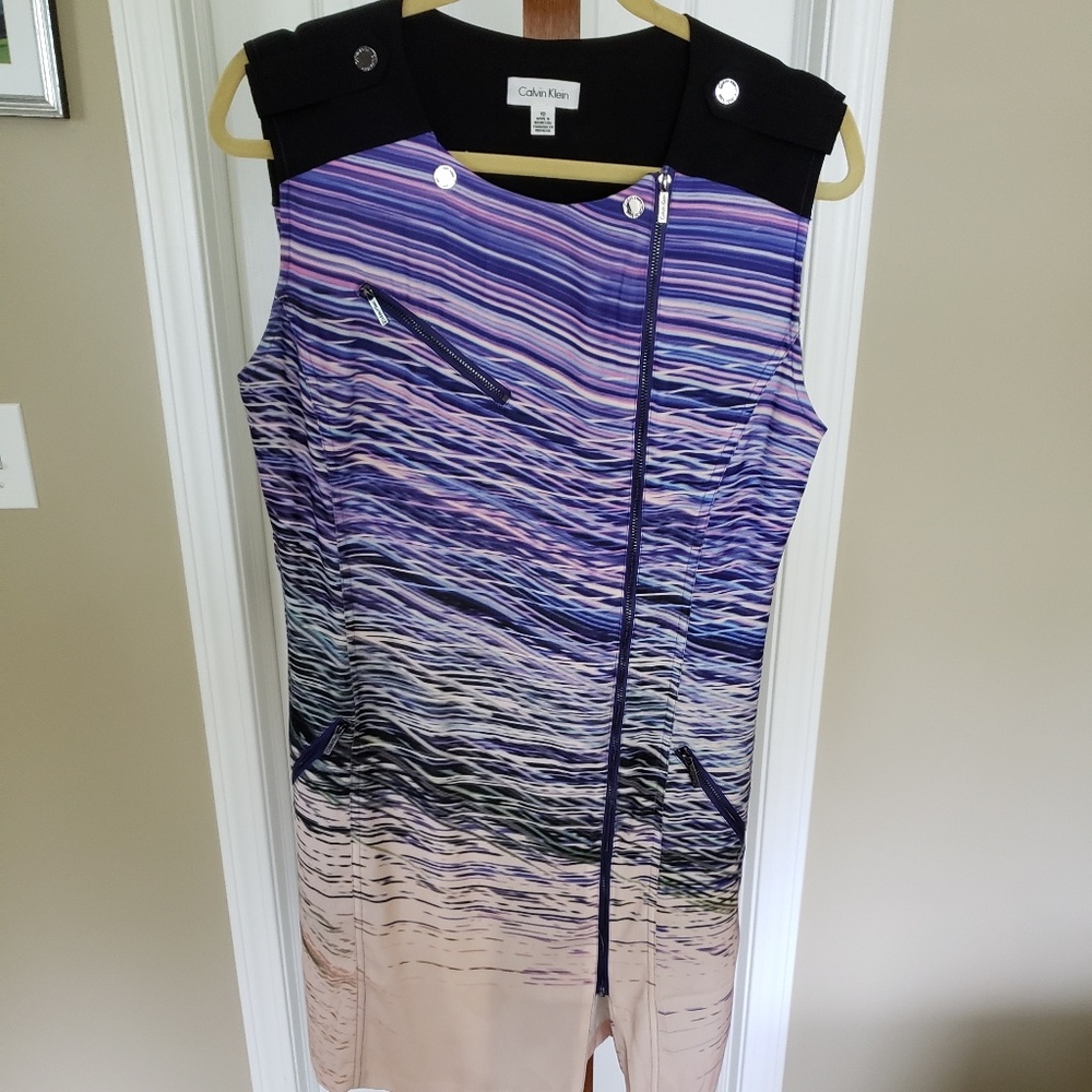 Calvin Klein multi color dress